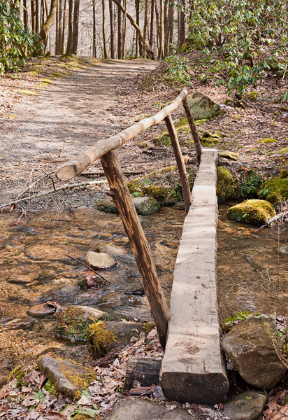 Smoky Mountain footbridge