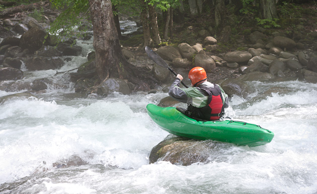 Kayaking in the Smoky Mountains