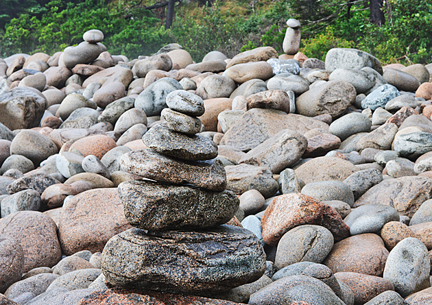 Acadia Zen Stack  © William Britten use with permission only