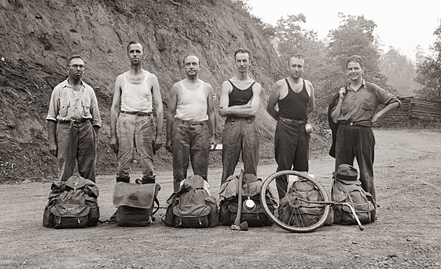 Trail Crew 1931 Dutch Roth on Left © University of Tennessee Libraries 