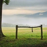 Free Wallpaper: Spring Morning in Cades Cove
