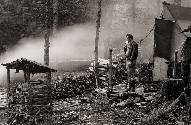 Camping on Mt. LeConte 1920s 