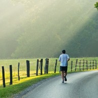 Wordless Wednesday: Jogging in Cades Cove