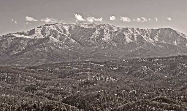 Mt. LeConte in Winter 