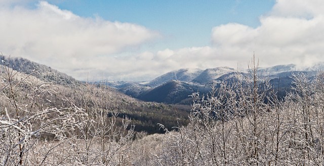 Smoky Mountains photos: snow panorama